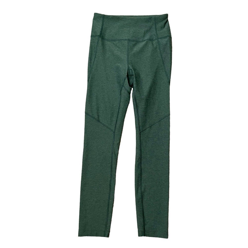 Outdoor Voices High Waisted Compression Leggings Small Green Full Length